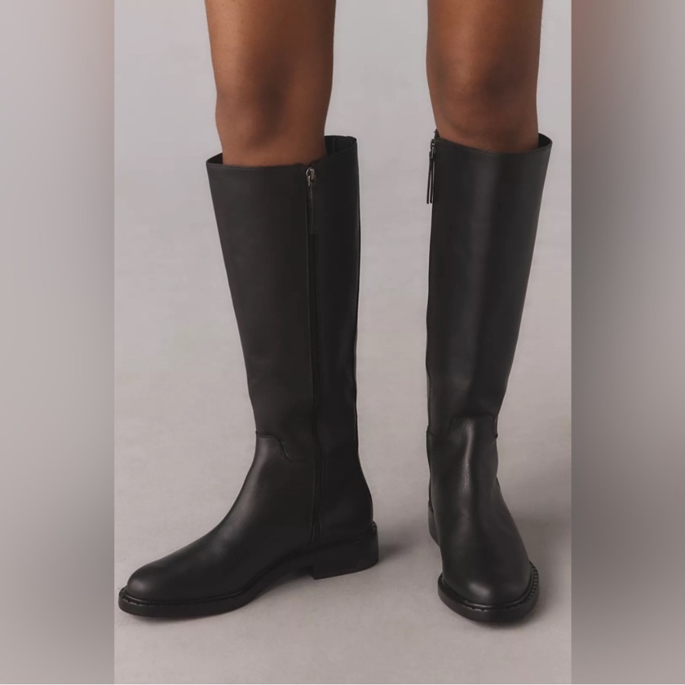 REFORMATION Nancy Knee High Boot Black